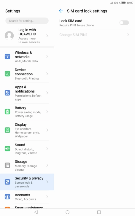 Press the Home key to return to the home screen.