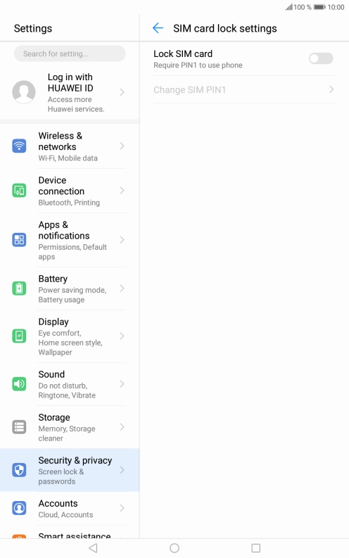 Press the Home key to return to the home screen.