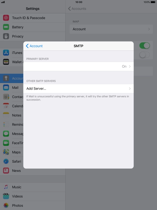 Press the field below 