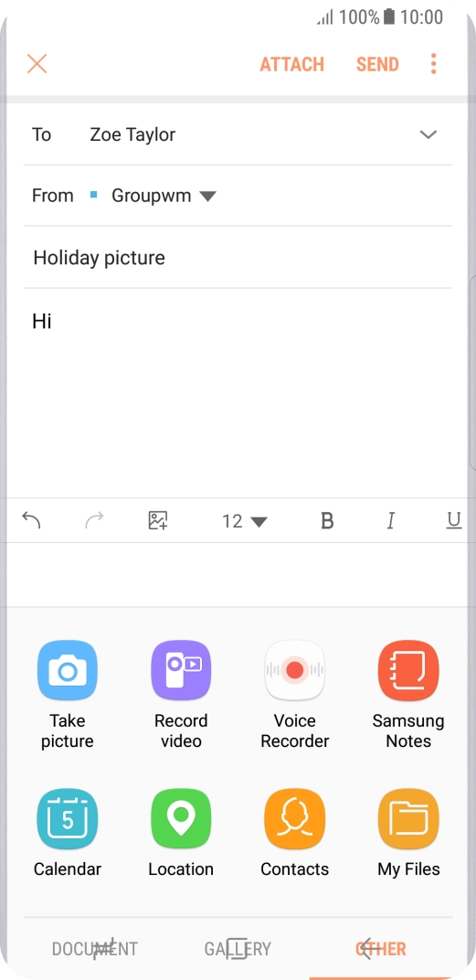 Press My Files and go to the required folder.