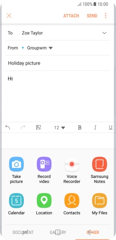 Press My Files and go to the required folder.