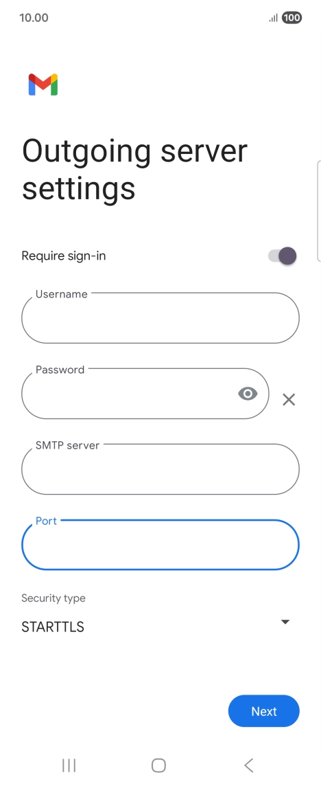 Press the drop down list below 