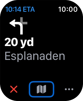 Follow the instructions on the screen to go to the required destination.