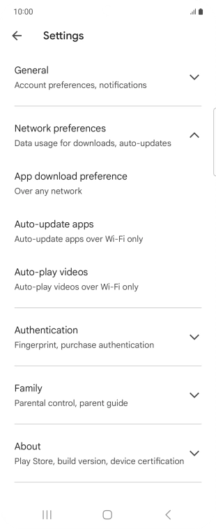 Press Auto-update apps.