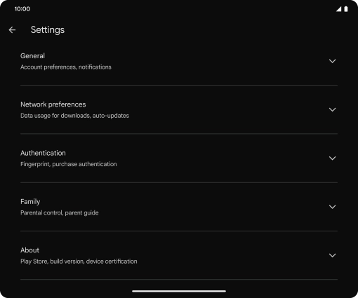 Press Network preferences.