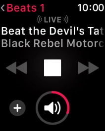 Press arrow left to return to the list.