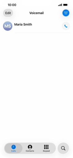 Press the required message.