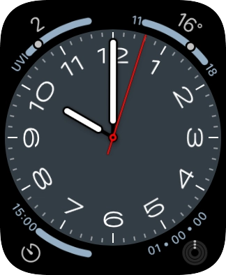 Press and hold the Digital Crown to turn on Siri.