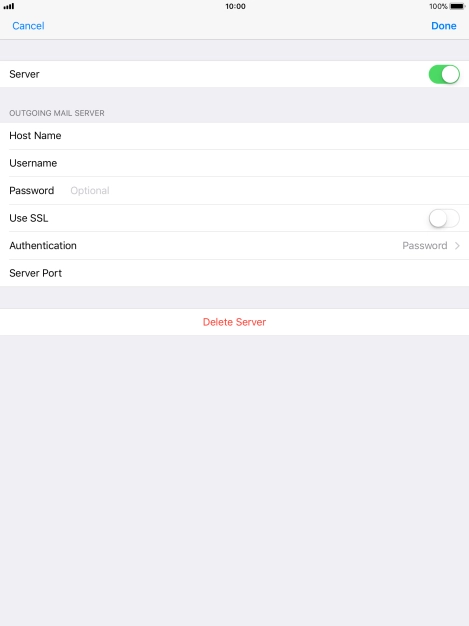 Press Authentication.