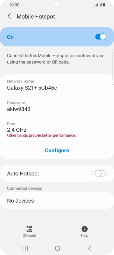 Press the Home key to return to the home screen.