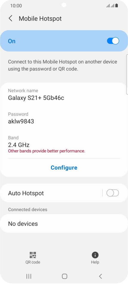 Press the Home key to return to the home screen.