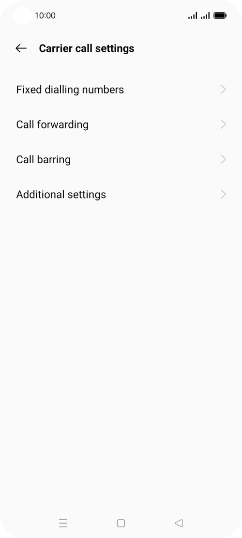 Press Fixed dialling numbers.