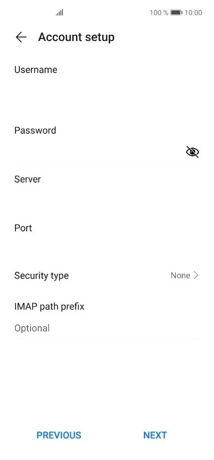 Press the field below 