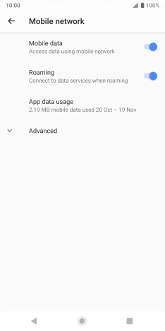 Press the Home key to return to the home screen.