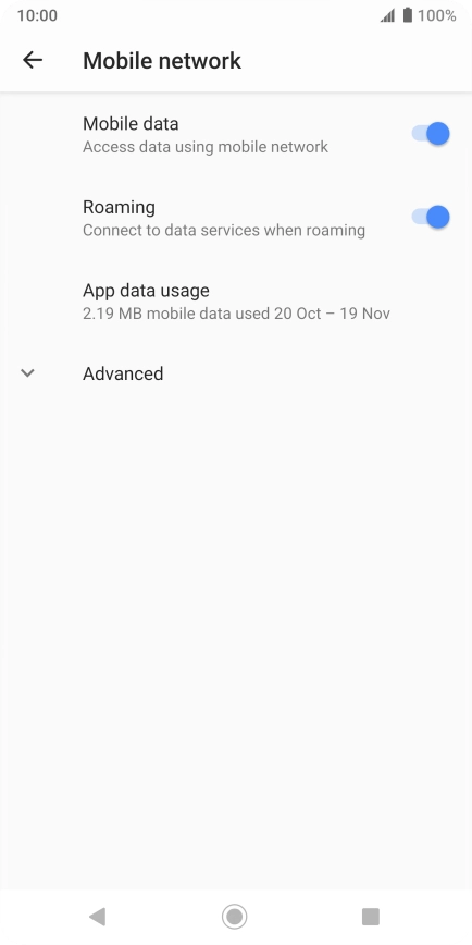 Press the Home key to return to the home screen.