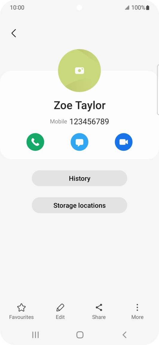 Press the Home key to return to the home screen.