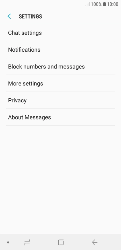 Press More settings.