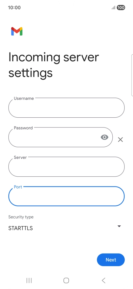 Press the drop down list below 
