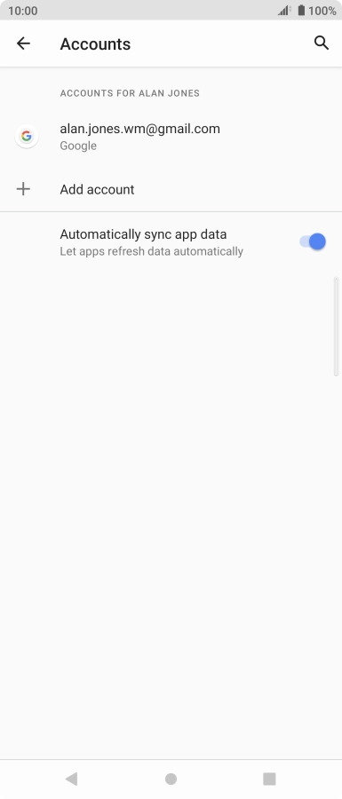 Press the Home key to return to the home screen.