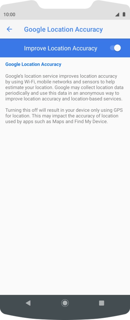 If you press the indicator next to 