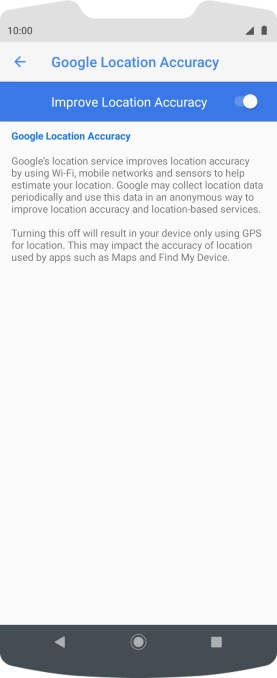 If you press the indicator next to 