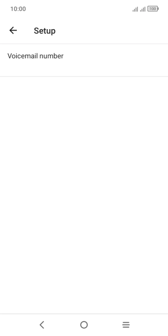 Press Voicemail number.