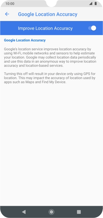 If you press the indicator next to 