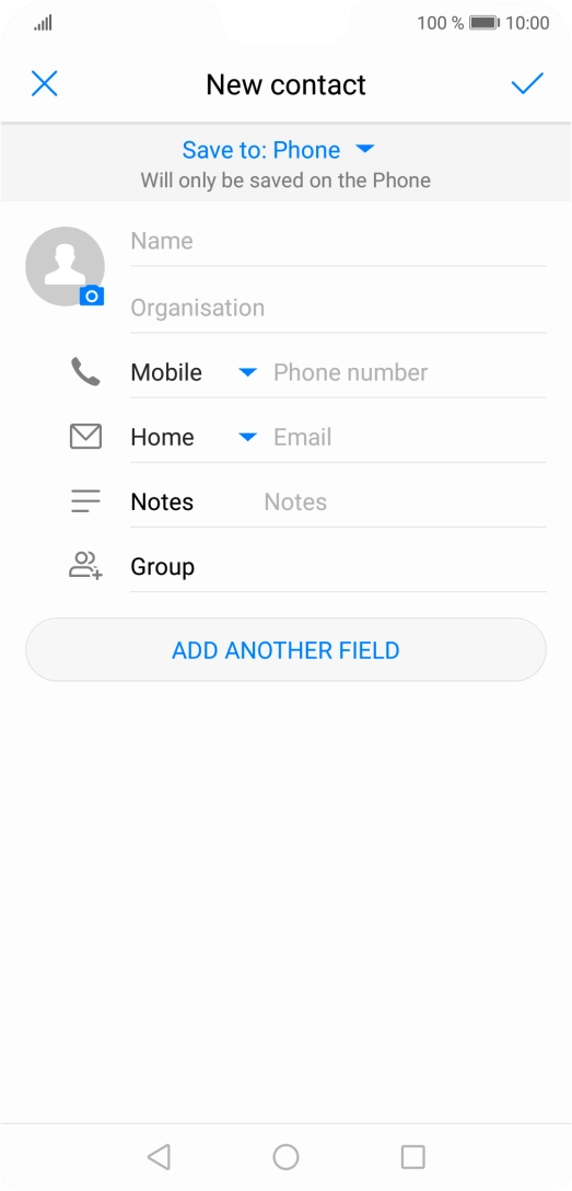 Press the address book drop down list.