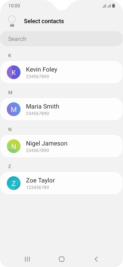 Press the field above 