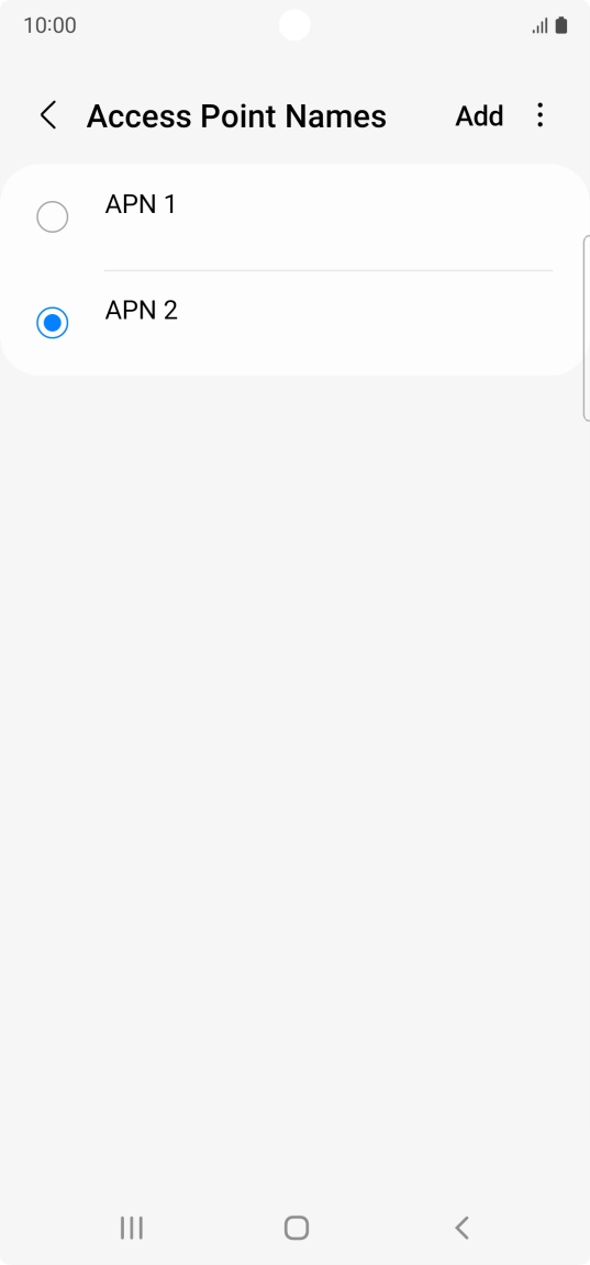 Press the Home key to return to the home screen.