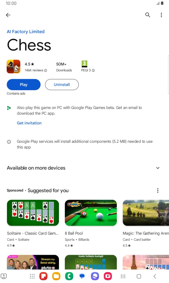 Press the Home key to return to the home screen.