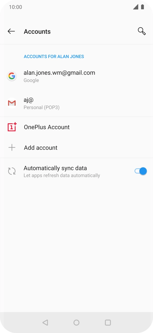 Press the Home key to return to the home screen.
