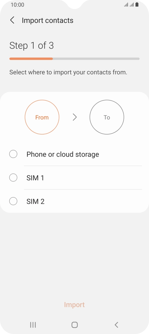 Press the name of the SIM.