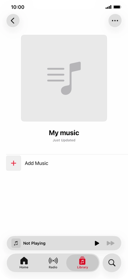 Press Add Music.