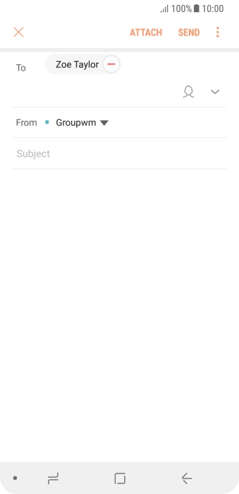 Press Subject and key in the required subject.