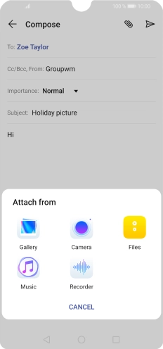 Press Files and go to the required folder.