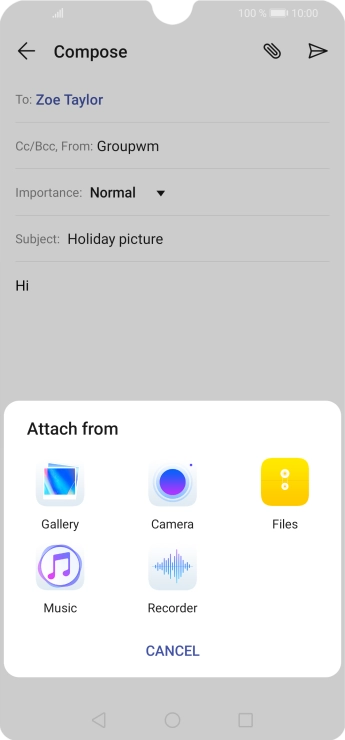 Press Files and go to the required folder.