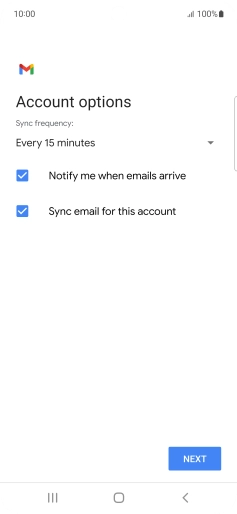 Press the drop down list below 