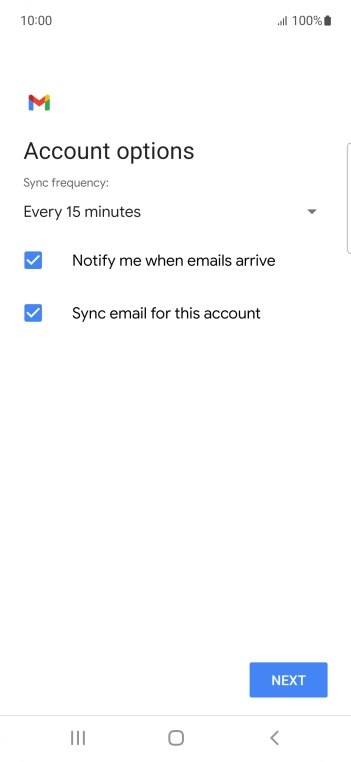 Press the drop down list below 