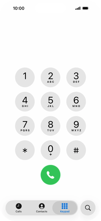 Key in **21*222# and press the call icon.