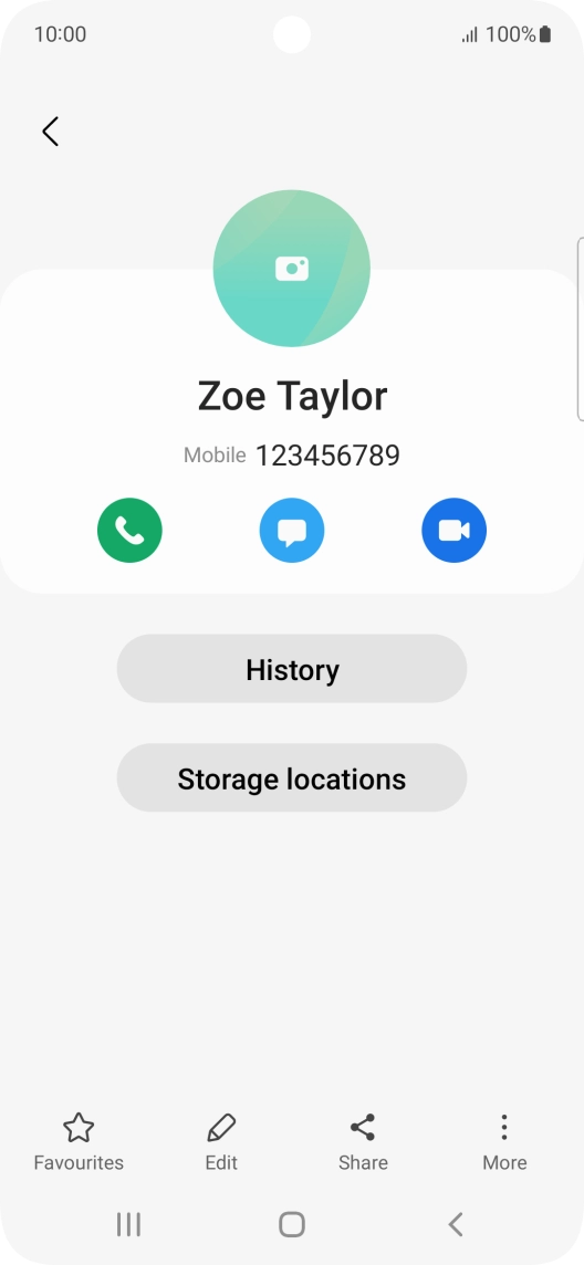 Press the Home key to return to the home screen.