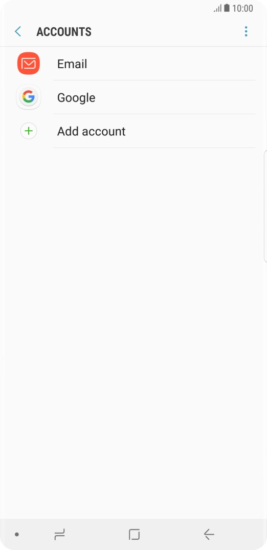 Press the Home key to return to the home screen.