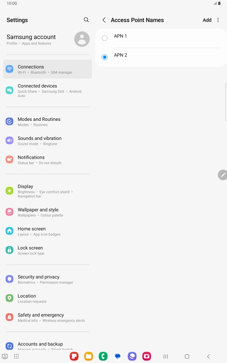 Press the Home key to return to the home screen.