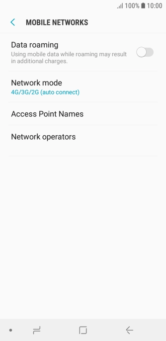 Press Access Point Names.