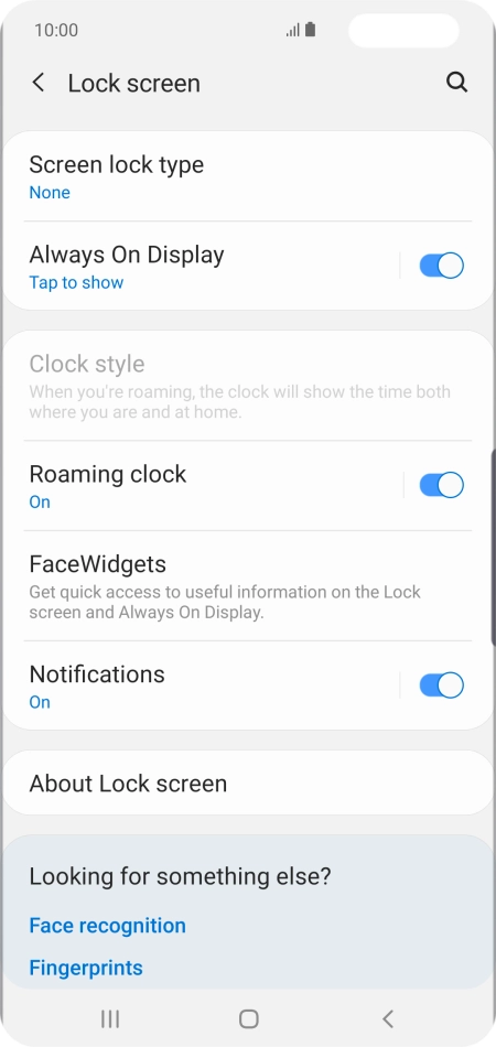 Press the Home key to return to the home screen.