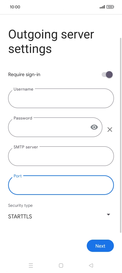 Press the drop down list below 