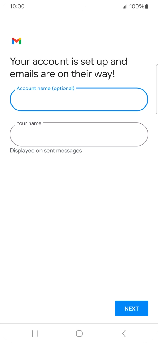 Press the field below 