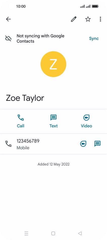 Press the Home key to return to the home screen.