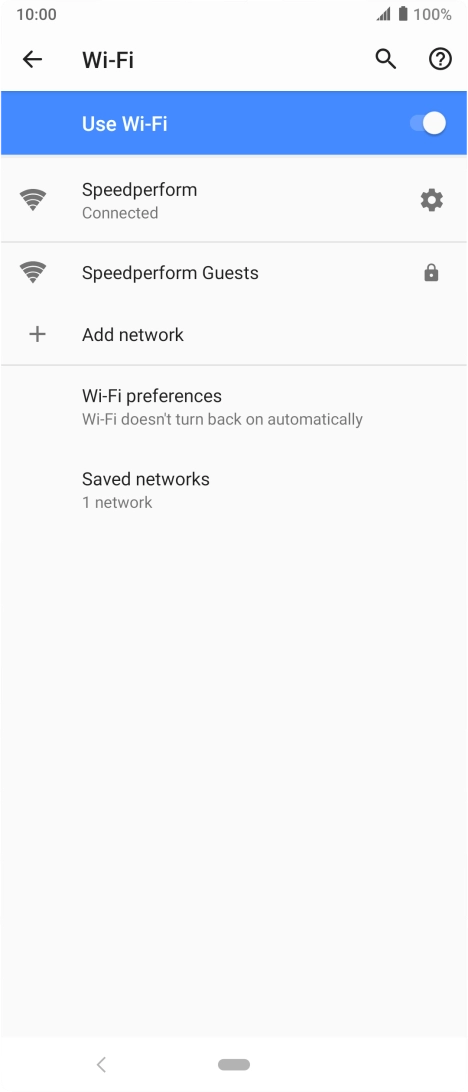 Press the Home key to return to the home screen.