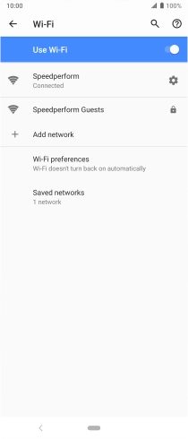 Press the Home key to return to the home screen.